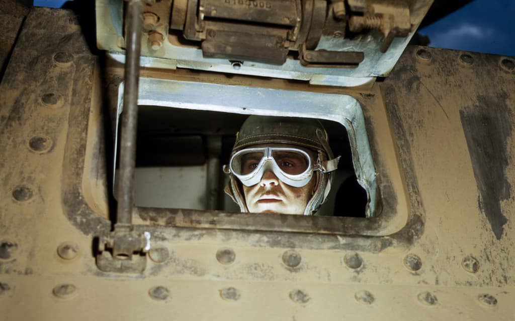 Life at Fort Knox in 1942 Captured In Full Color