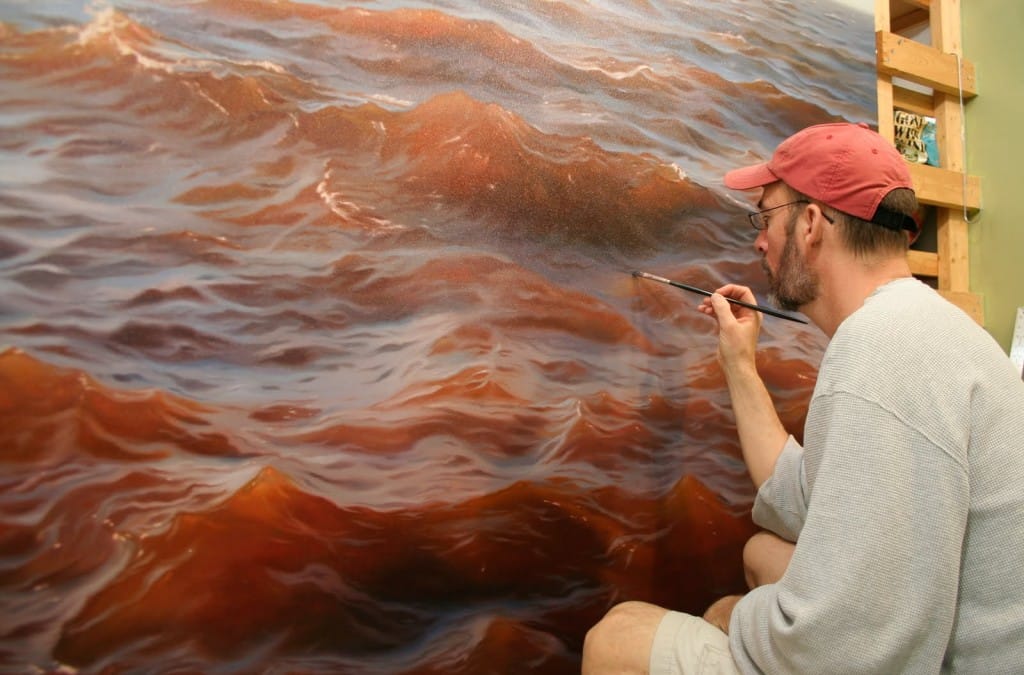 There’s no other artist who can paint oceans with such lifelike accuracy