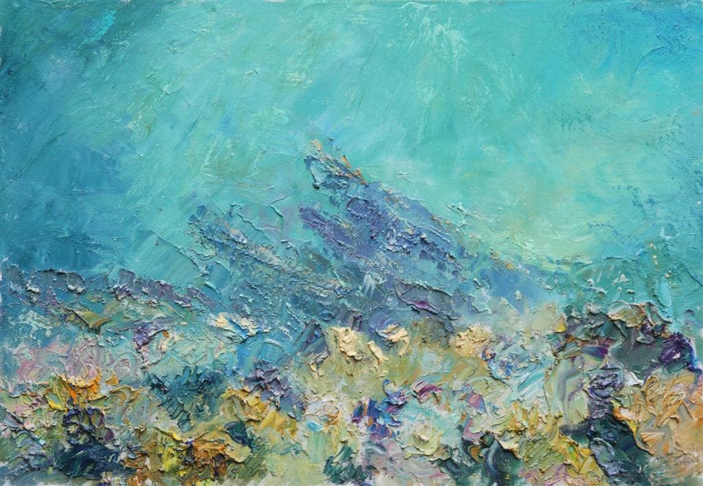 Guinness World Record Breaker Alexander Belozor Paints Underwater - 3