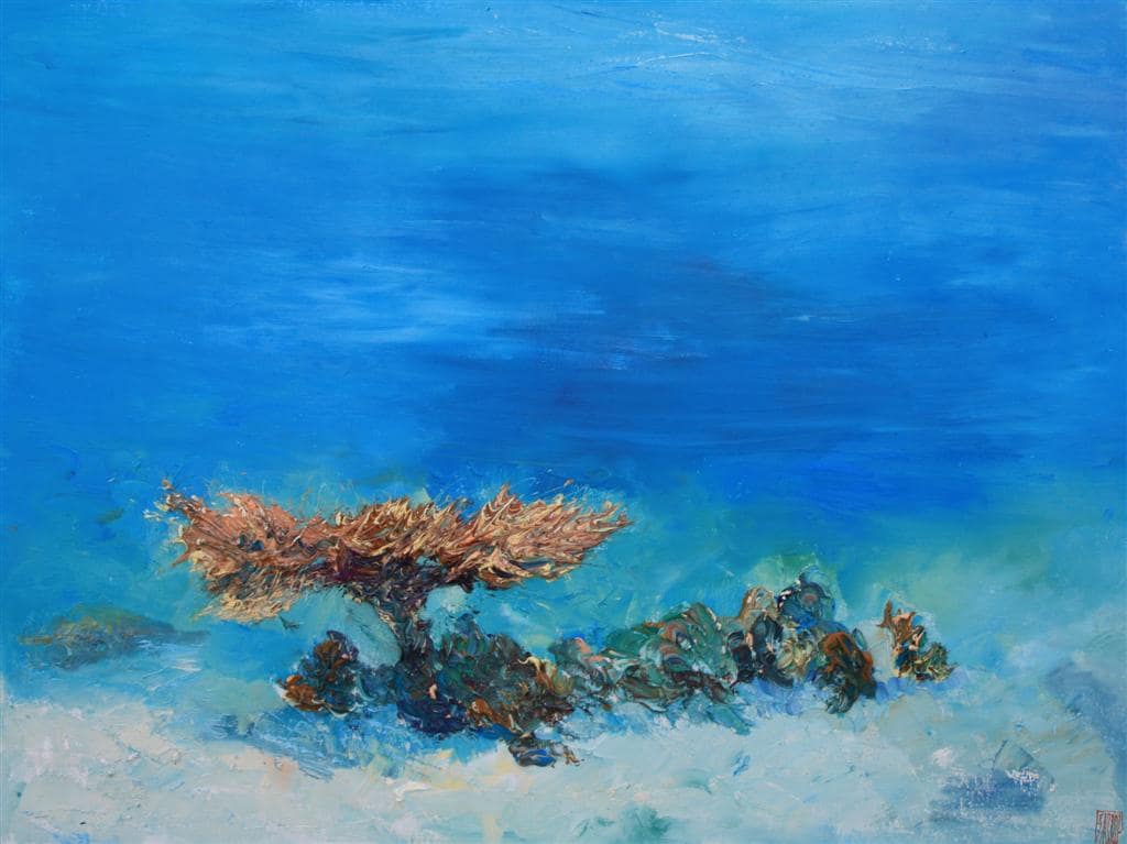 Guinness World Record Breaker Alexander Belozor Paints Underwater - 9