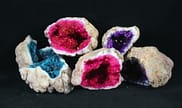 Geodes, crystals, minerals