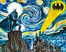 Great art parodies: 25 iconic paintings recreated by funny and clever contemporary artists batman