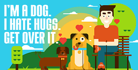Dog Psychology: Stop Trying To Hug Your Dog dog psychology