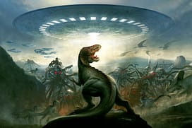 Did Ancient Aliens Exterminate the Dinosaurs? dinosaursvsaliens_20110510162839