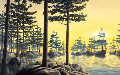 25 Mind-Bending Optical Illusion Paintings By Rob Gonsalves