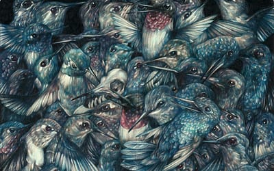 Detailed Colored Pencil Drawings of Flora and Fauna by Marco Mazzoni