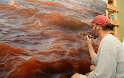 There’s no other artist who can paint oceans with such lifelike accuracy