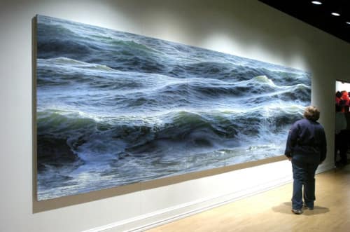 photorealistic paintings of ocean waves 8
