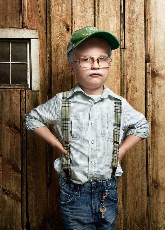 Most Adorable Toddlers Dressed up as Oldies 2