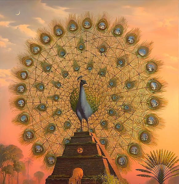 Crazy Awesome Paintings Sacred_Bird_of_Yucatan