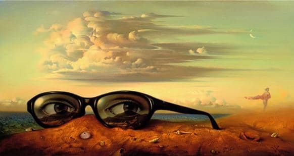 Crazy Awesome Paintings – forgotten_sunglasses600_309