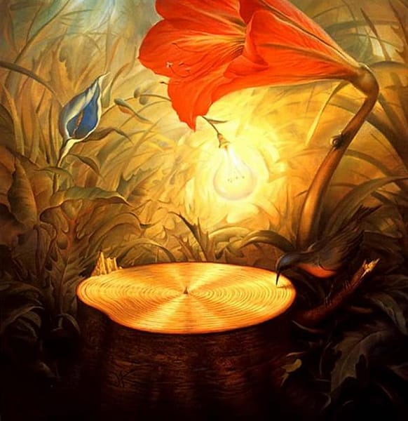 Crazy Awesome Paintings -music_of_the_woods600_765
