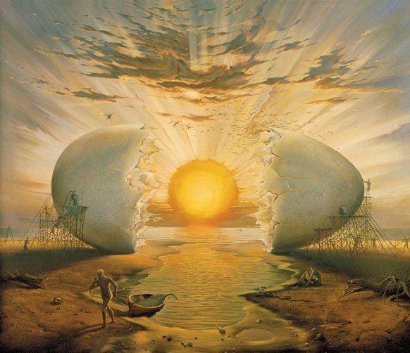 Crazy Awesome Paintings sunrise_by_the_ocean600_502