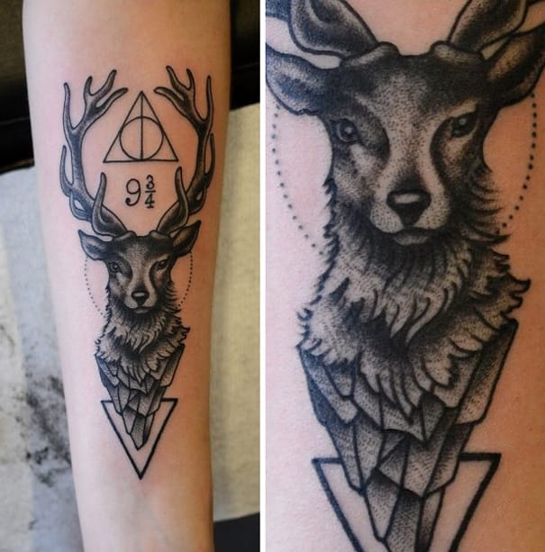 Book-Inspired Tattoos - Harry Potter