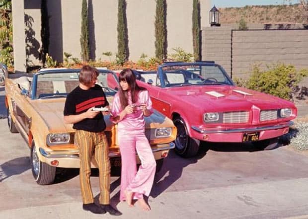 Rock Stars Cars - 8. Sonny & Cher – Ford Mustangs