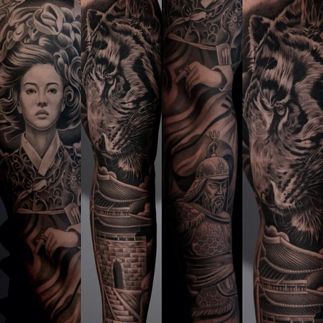 The Tattoo Art Of Jun Cha