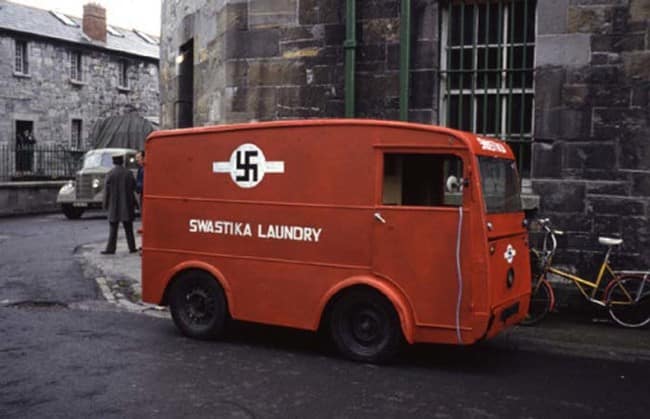 Swastikas in History - Swastika Laundry was a laundry company in Dublin, Ireland. This photo was taken in 1912