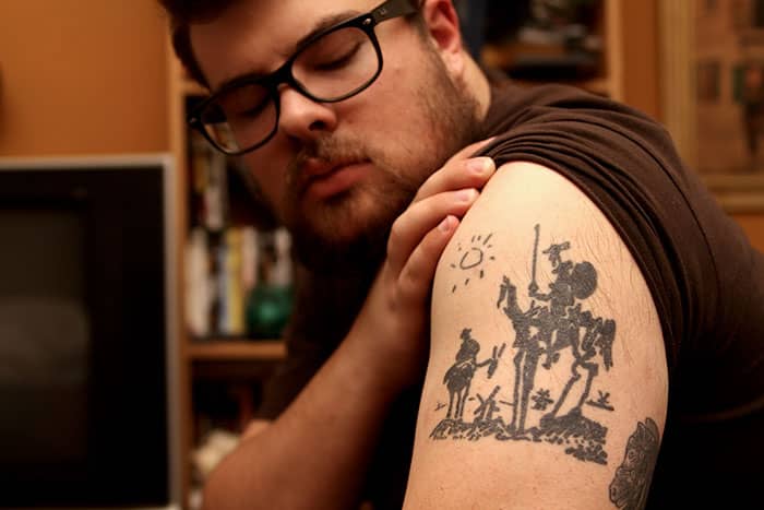 Don-Quixote-Pablo-Picasso-tattoo