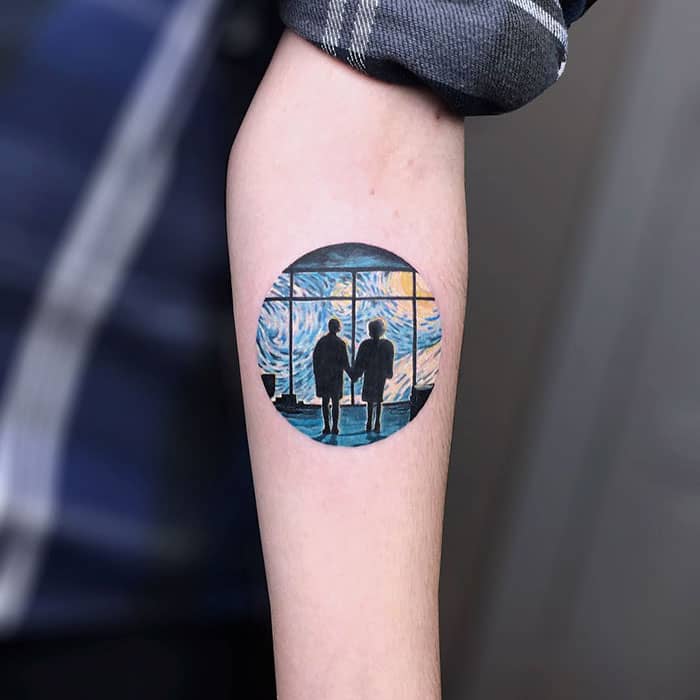 Starry-Night-Vincent-Van-Gogh-tattoo