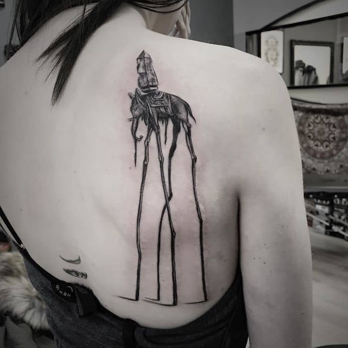 elephant-salvador-dali-tattoo