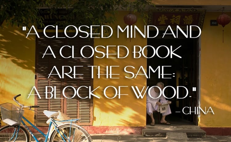 21 Beautiful And Inspirational Proverbs From Around The World - Closed - China