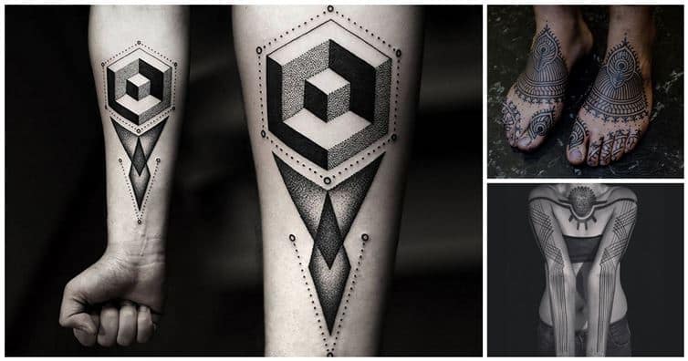 geo tattoos