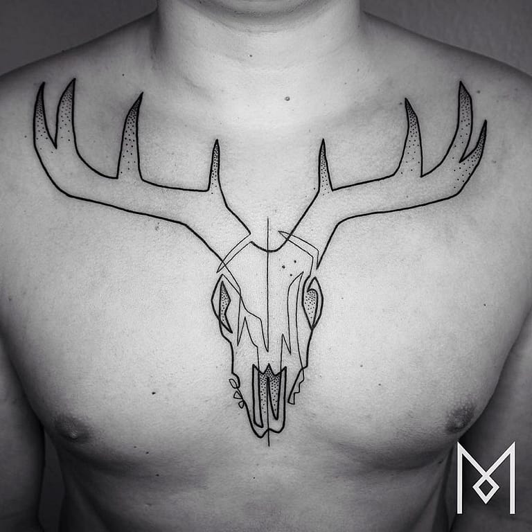 Single Line Tattoos