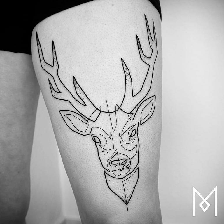 Single Line Tattoos