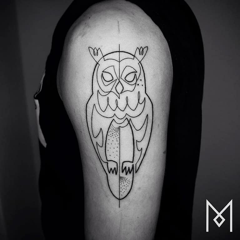 Single Line Tattoos