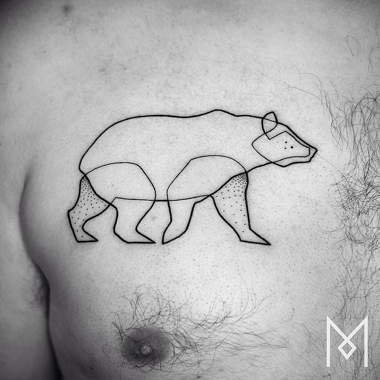 Single Line Tattoos