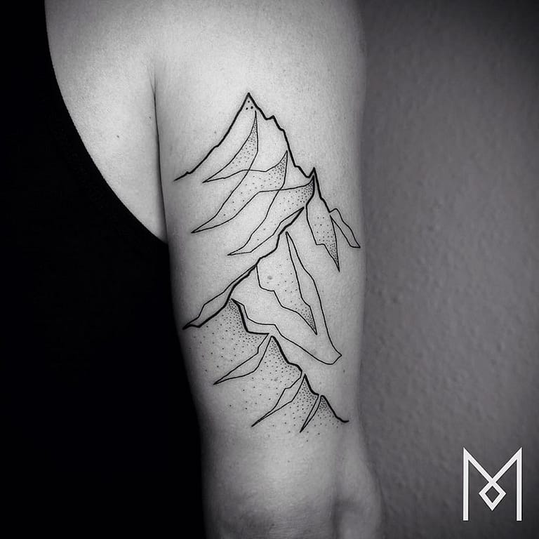 Single Line Tattoos