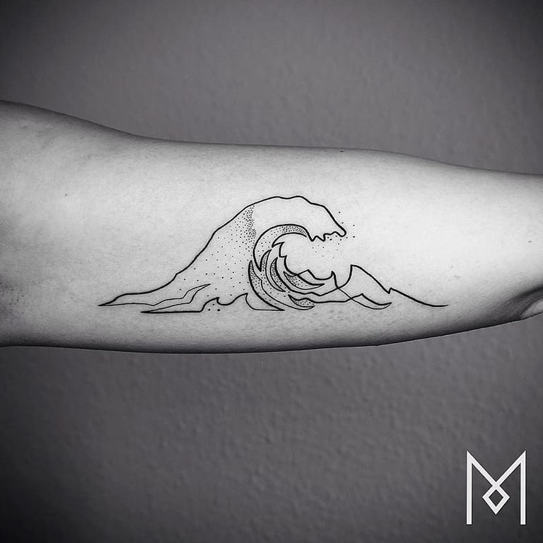 Single Line Tattoos