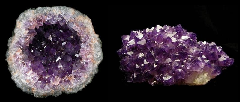 Geodes, crystals, minerals