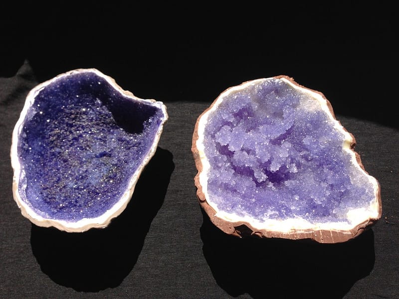 Geodes, crystals, minerals