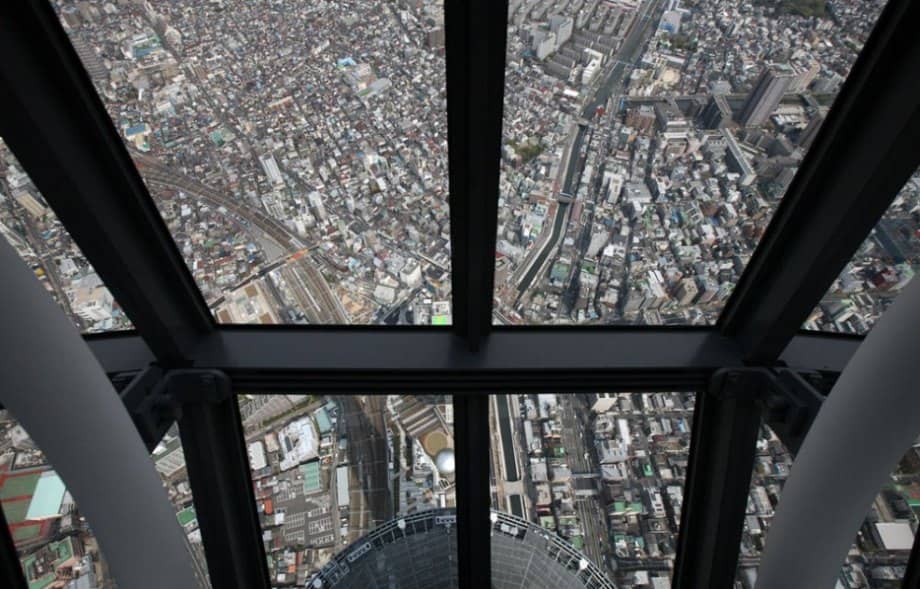 The Skytree is the tallest tower in the world and the second tallest structure, with a full height of 2080 feet.