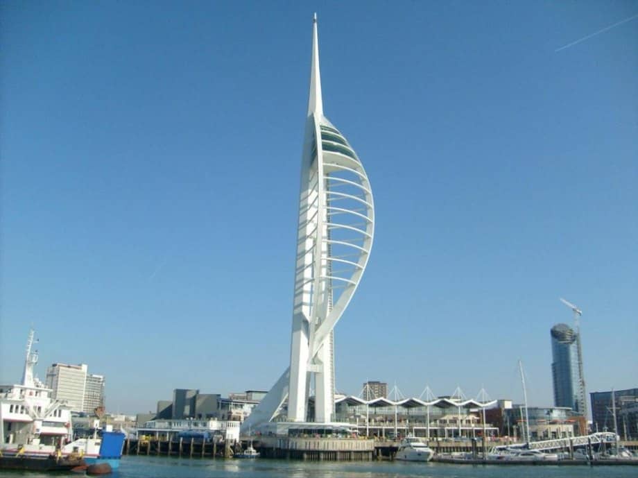 Spinnaker Tower in Portsmouth, England